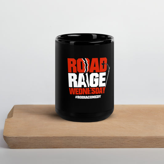 Black Glossy Mug ROAD RAGE
